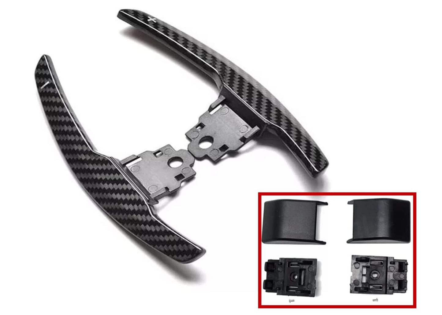 Carbon Full Carbon Fiber Paddle Shifter Extensions