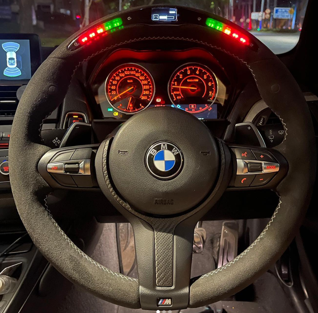 Genuine BMW Alcantara M Performance RACE DISPLAY Wheel For The F87 M2 And M2C (Includes Matte Carbon Fiber Trim)