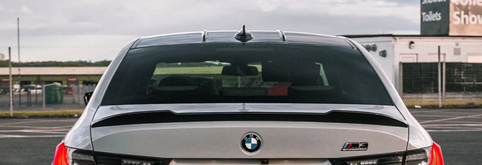 BMW M3 CS STYLE REAR SPOILER IN PRE PREG CARBON FIBRE (G80)