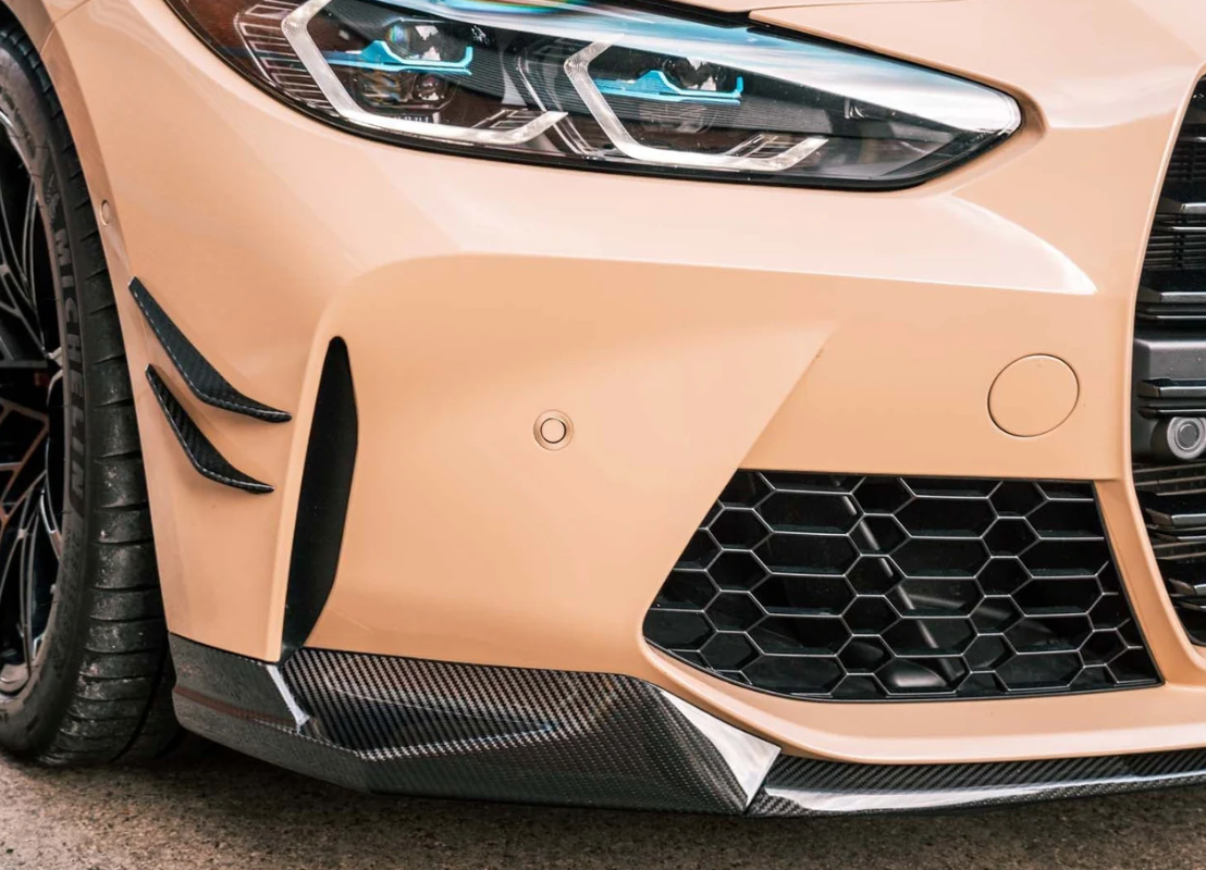BMW M3/M4 PERFORMANCE STYLE FRONT LIP IN PRE PREG DRY CARBON FIBRE