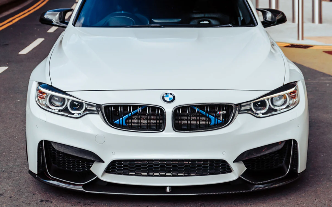 BMW M3/M4 PERFORMANCE STYLE FRONT LIP IN PRE PREG DRY CARBON FIBRE (F80/F82/F83)