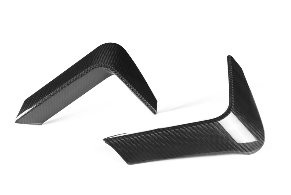 BMW M3/M4 REAR BUMPER INSERTS IN DRY PRE PREG CARBON FIBRE (F80/F82/F83)