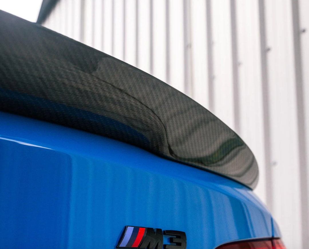 BMW M3/3 SERIES PERFORMANCE STYLE REAR SPOILER IN PRE PREG CARBON FIBRE (E92)