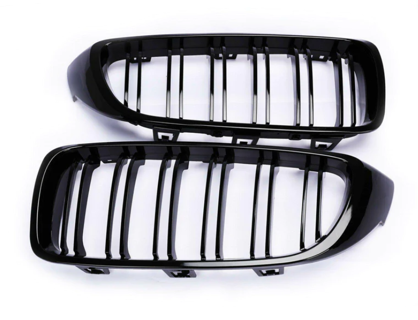 2014+ BMW 4 Series (F32 / F33 / F36) M Inspired Dual Slat Kidney Grilles