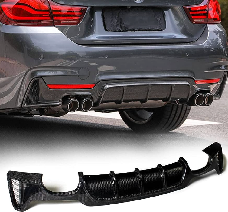 2014-2020 BMW 4 Series M Performance Style Rear Diffuser
