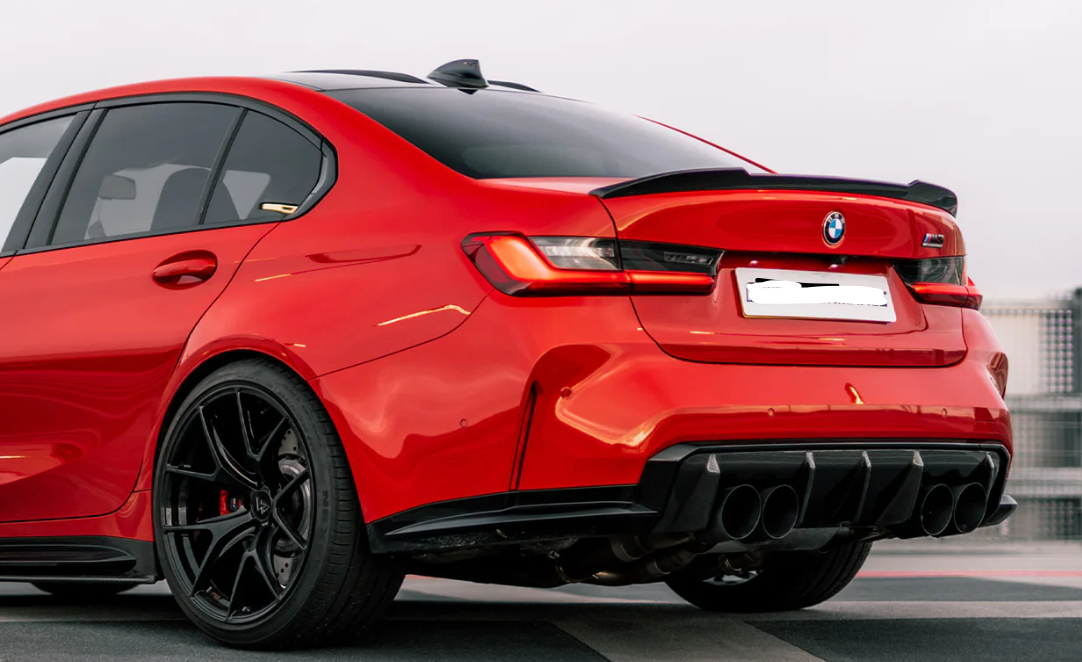 BMW M3/M4 OEM STYLE REAR DIFFUSER IN PRE PREG DRY CARBON FIBRE (G80/G81/G82/G83)
