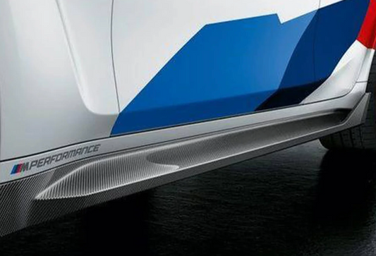 BMW M PERFORMANCE M3 CARBON SIDE SKIRTS FOR G80 IN PREPREG CARBON FIBRE