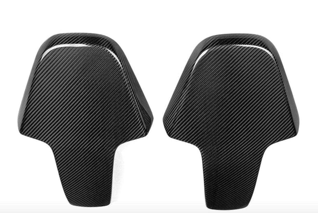 BMW OEM DRY CARBON SEAT BACK COVERS - G80 M3 /G82 M4