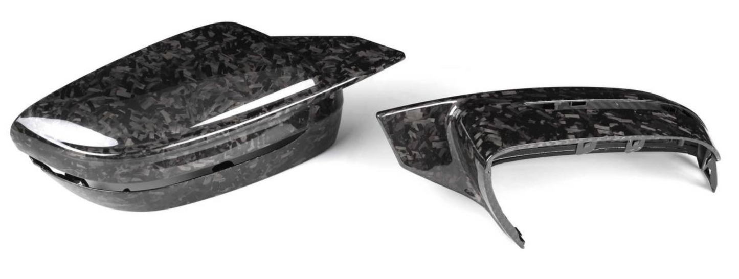 BMW M STYLE WING MIRROR COVERS IN DRY CARBON FIBRE (G20/22)