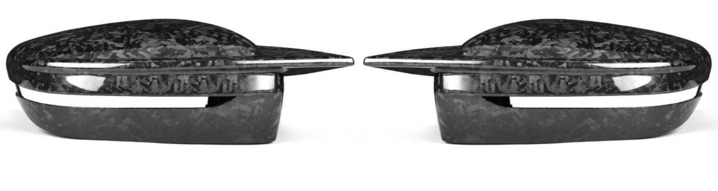 BMW M STYLE WING MIRROR COVERS IN DRY CARBON FIBRE (G20/22)